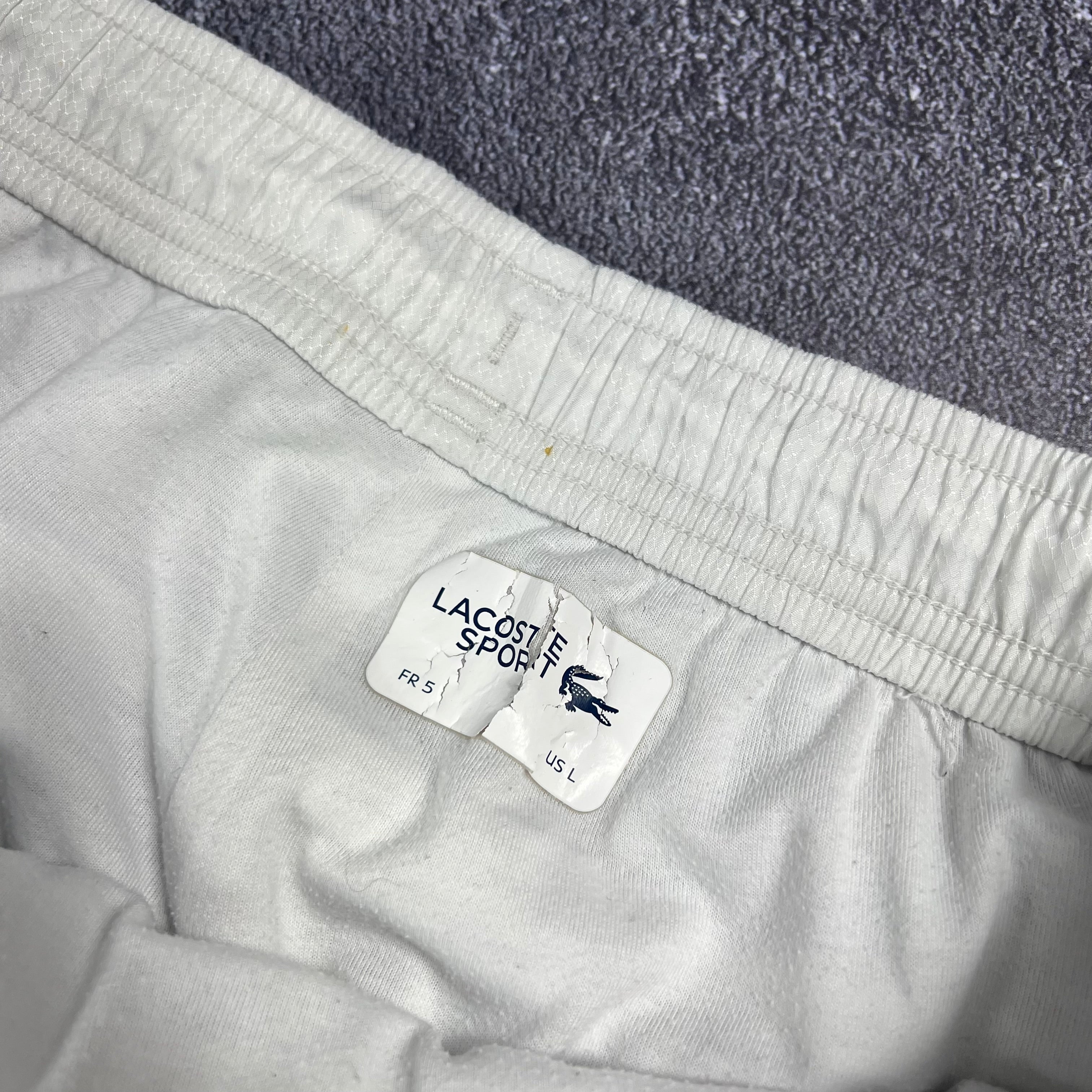 Lacoste Trackpants weiß (L)