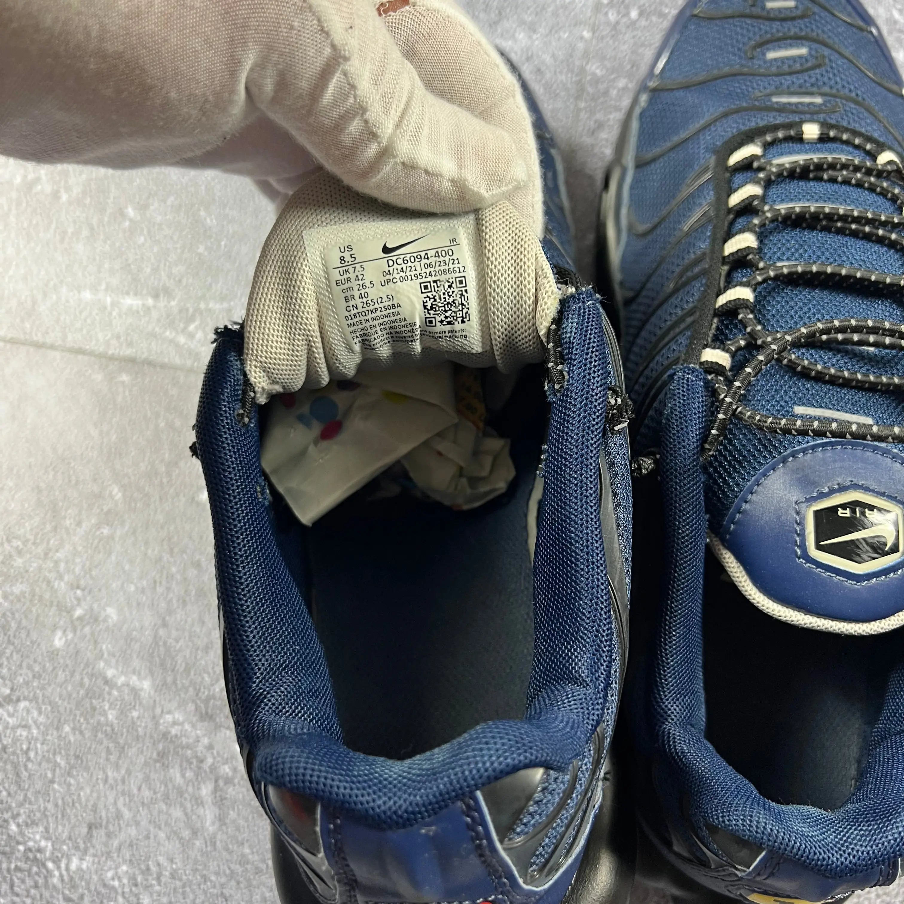 Nike Air Max Plus Midnight Navy Black Sneaker (42 EU) (Unisex) 014lutz.sells