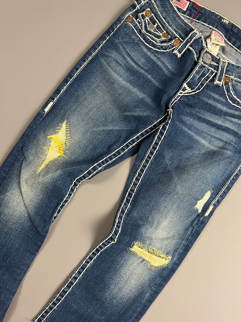 True Religion Straight Leg Denim (W25) (S)