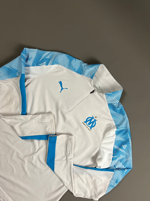 Olympique Marseille HalfZip Trainingsjacke (M)