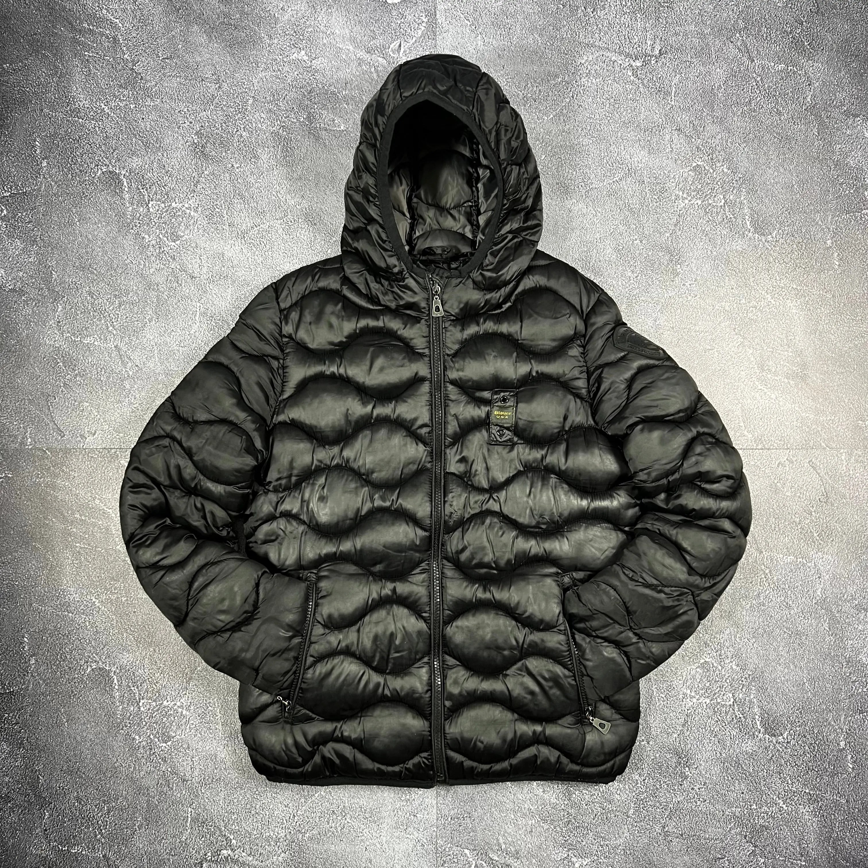 Blauer Puffer Jacke (M) 014lutz.sells