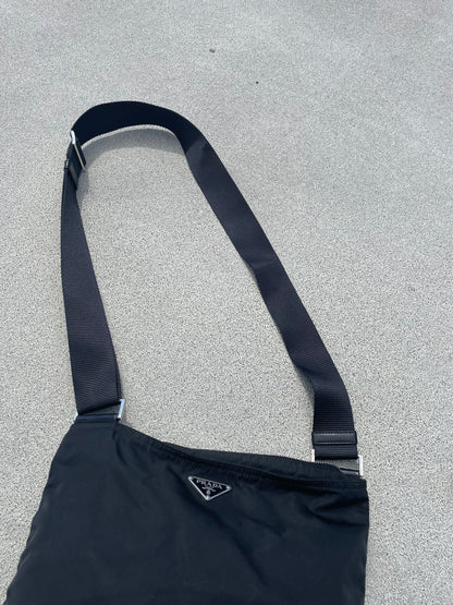 Prada Nylon Messenger Crossbody Sling Bag