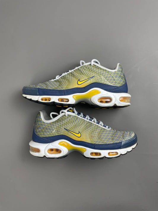 Nike Air Max Plus Wave Grid Yellow Sneaker (42 EU) (Unisex)