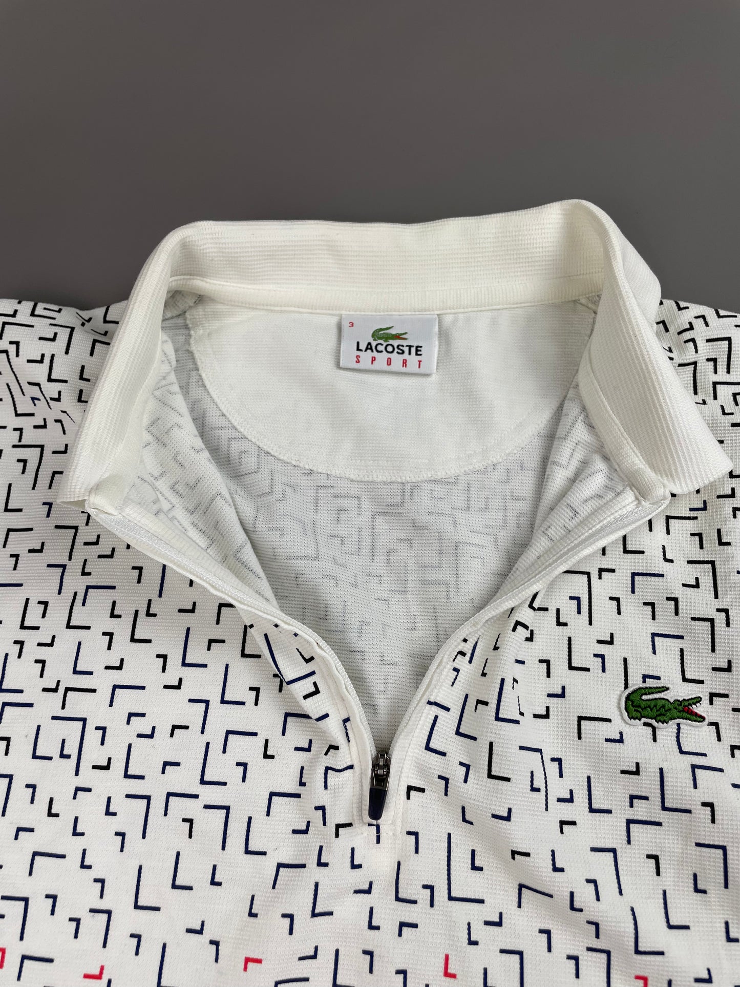 Lacoste Halfzip Poloshirt (S)